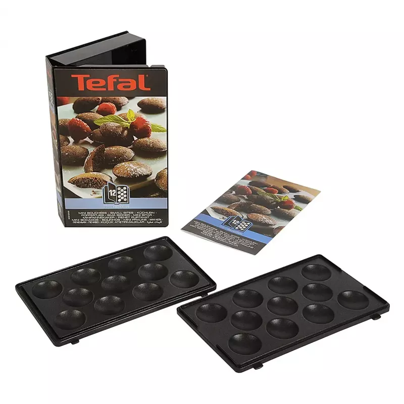 Tefal XA801212 mini placas para snacks, preto