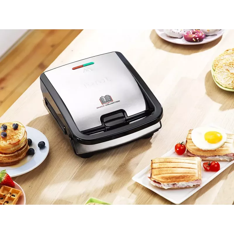 Tefal XA801212 mini placas para snacks, preto