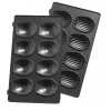 Placas de madeleines Tefal XA801512, preto