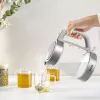Chaleira de vidro Tefal KI605B30 chaleira elétrica 1,7 L 2200 W cinzento, prateado, transparente