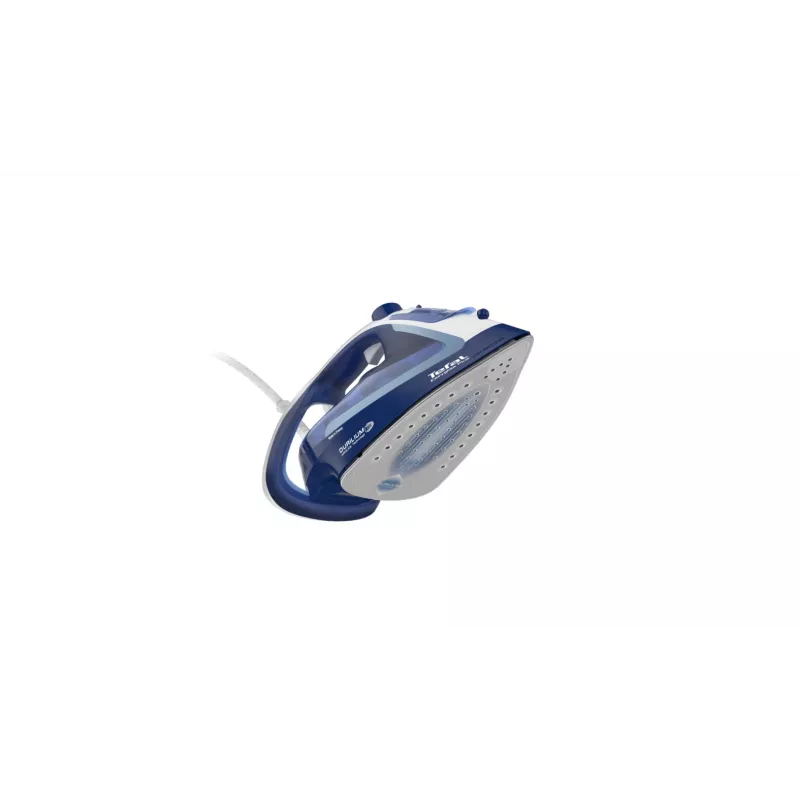 Ferro de engomar Tefal EasyGliss Plus FV5735 a seco e a vapor base Durilium 2500 W azul, branco