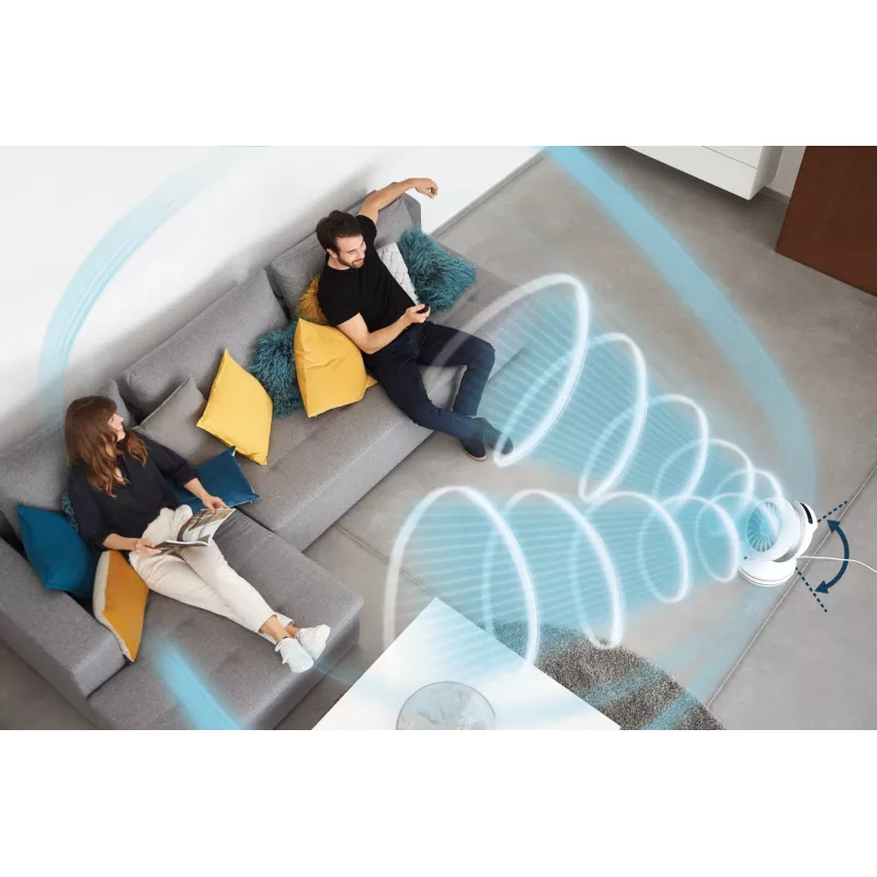 Rowenta HQ7152 ventilador para interiores branco, prateado aquecedor elétrico de ambiente