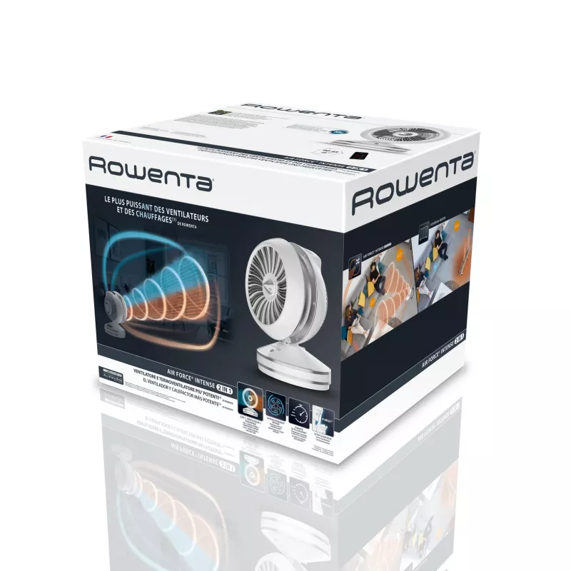 Rowenta HQ7152 ventilador para interiores branco, prateado aquecedor elétrico de ambiente