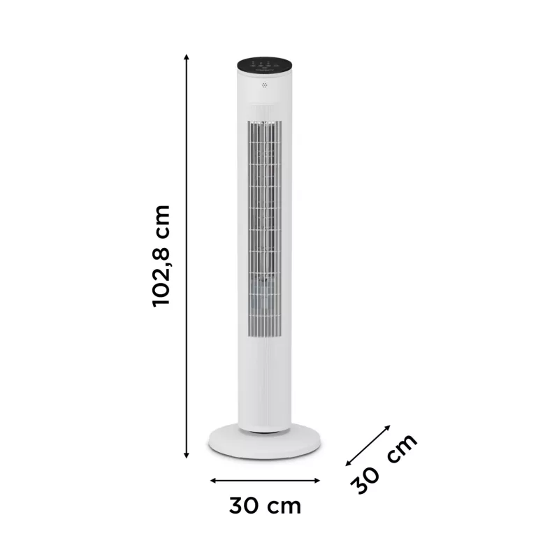 Ventilador de torre doméstico Rowenta Eole VU6871 branco 40W AC 220-240V