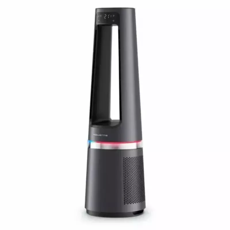 Purificador de ar Rowenta Eclipse 3-em-1 Connect QU5072 para até 50 m², 130 m³/h, 62 dB, prateado