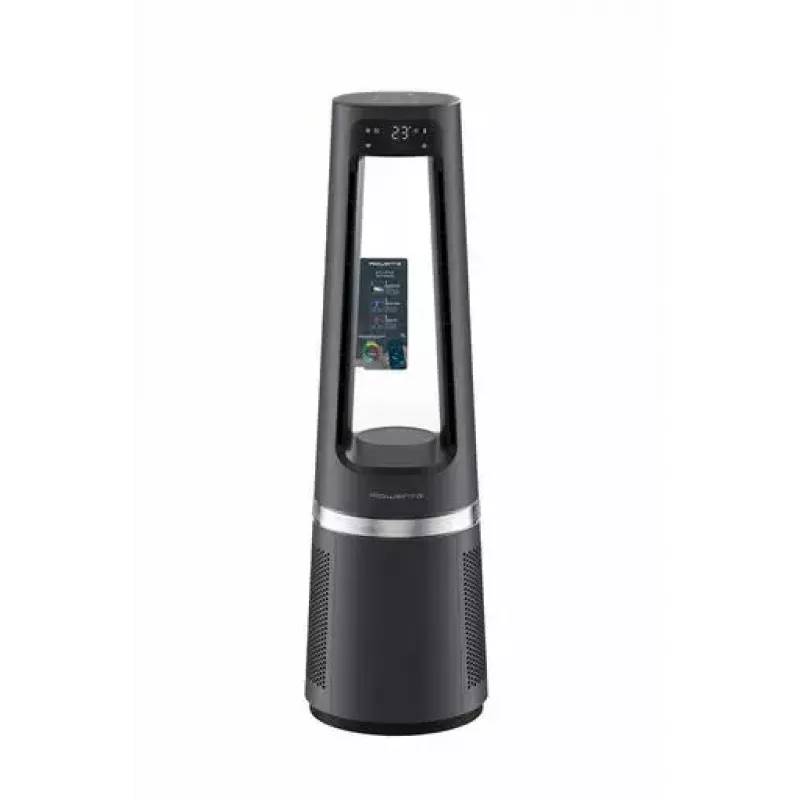 Purificador de ar Rowenta Eclipse 3-em-1 Connect QU5072 para até 50 m², 130 m³/h, 62 dB, prateado