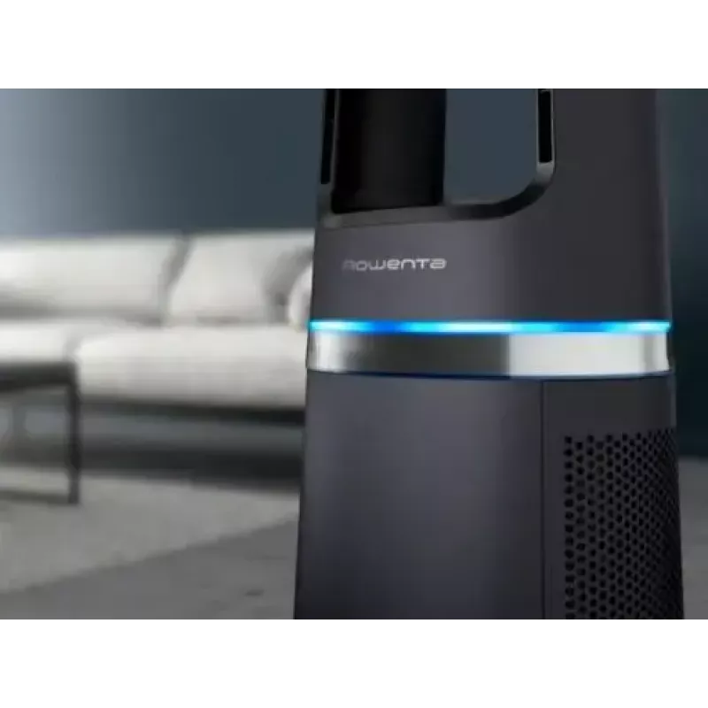 Purificador de ar Rowenta Eclipse 3-em-1 Connect QU5072 para até 50 m², 130 m³/h, 62 dB, prateado