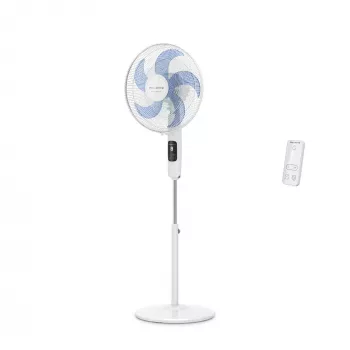 Ventilador de chão doméstico Rowenta Turbo Silence VU5450F0, 32 W, 1470 mm de altura, branco