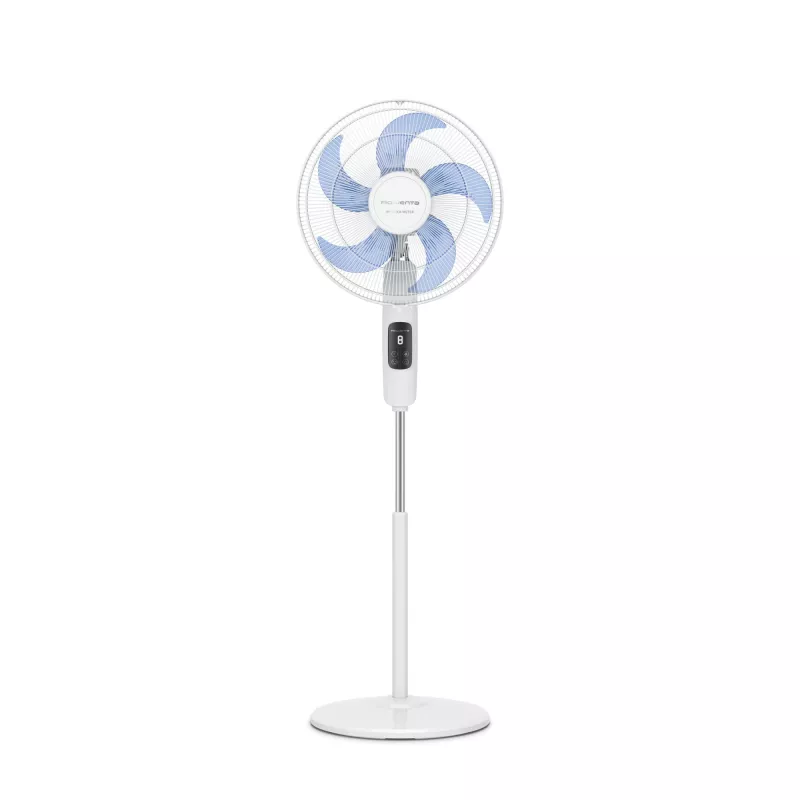Ventilador de chão doméstico Rowenta Turbo Silence VU5450F0, 32 W, 1470 mm de altura, branco
