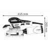 Bosch 0 601 292 801 lixadora orbital portátil lixadora orbital 11000 rpm 22000 OPM