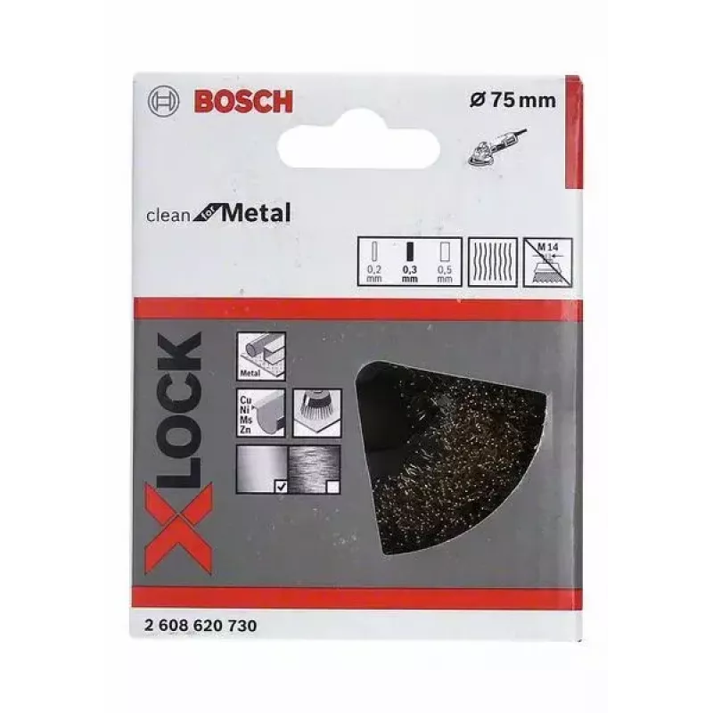 Bosch 2 608 620 730 acessório para rebarbadora escova de copo