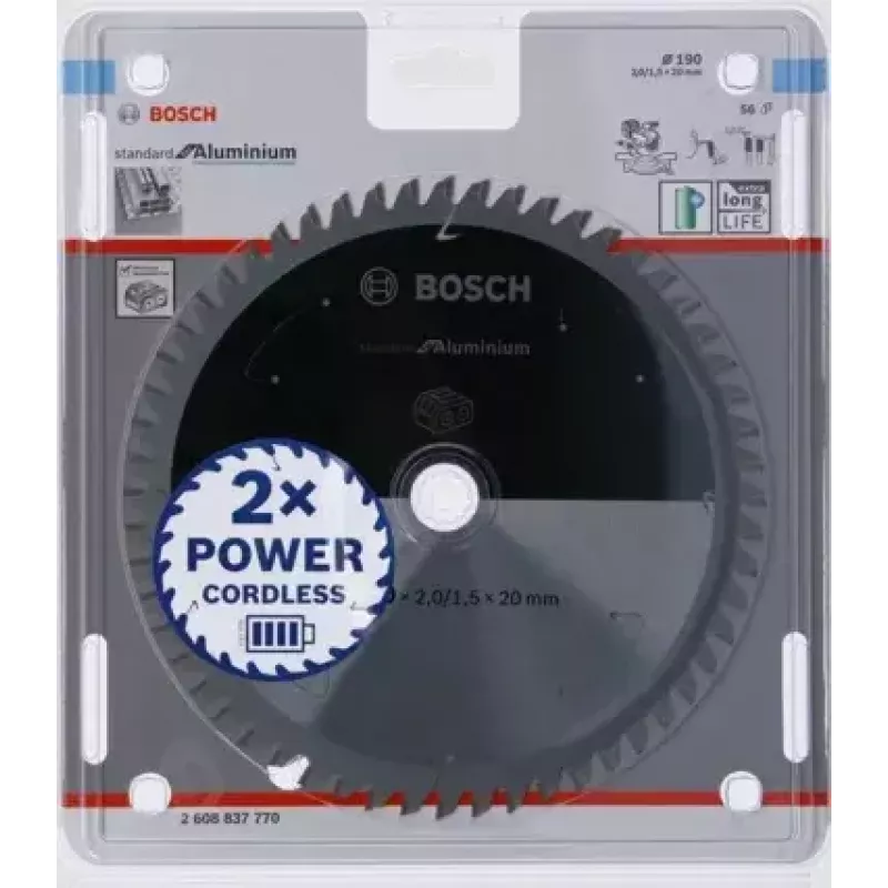 Bosch 2 608 837 770 Disco de serra 19 cm 1 unid.