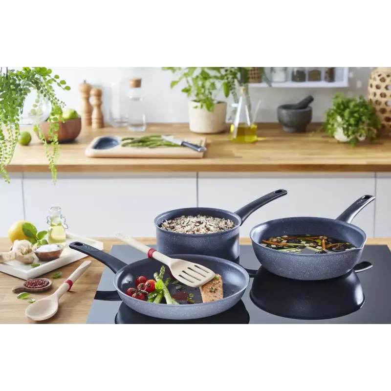 Frigideira multiusos Tefal Healthy Chef G15004 Redonda 24 cm cinzento