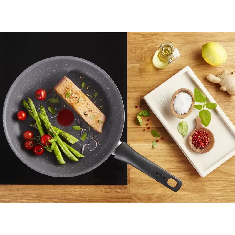 Frigideira multiusos Tefal Healthy Chef G15004 Redonda 24 cm cinzento