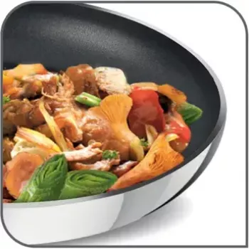Conjunto de frigideiras Tefal Intuition B817S255 — frigideiras de aço inoxidável 20 cm e 26 cm