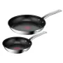 Conjunto de frigideiras Tefal Intuition B817S255 — frigideiras de aço inoxidável 20 cm e 26 cm