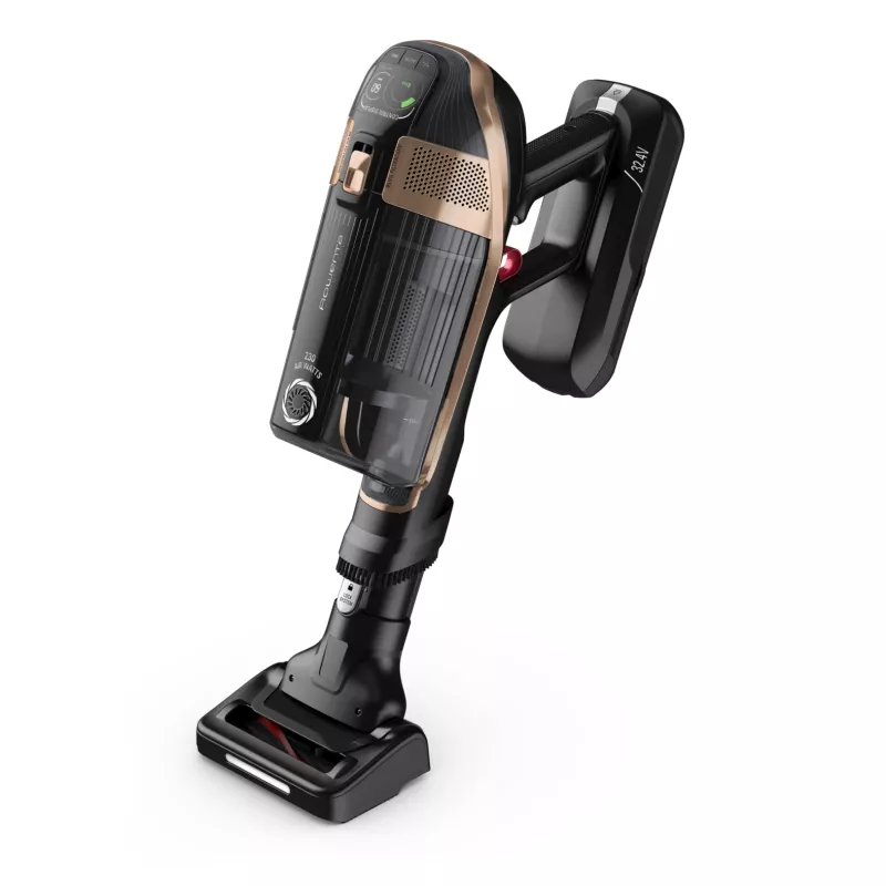 Rowenta X-Force RH99F1 Aspirador vertical 2 em 1 bateria seco HEPA sem saco 0,9 l preto, cinzento