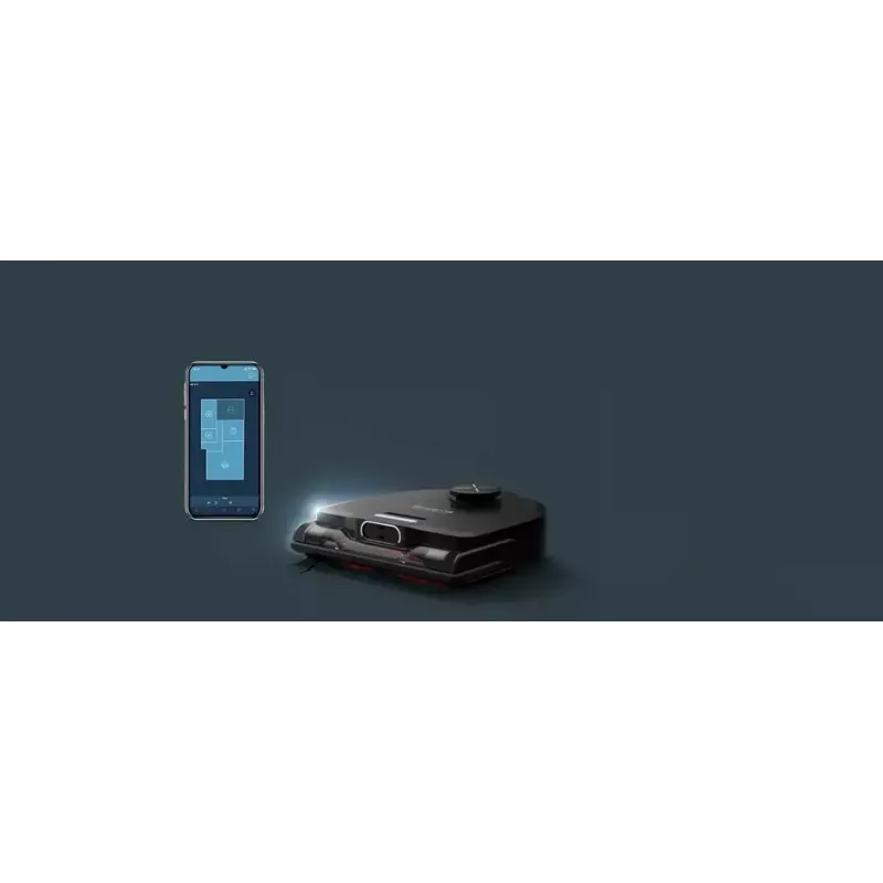 Aspirador robô Rowenta X‑Plorer RR9465WH — sem saco, formato D, depósito de pó 0,35 l, 120 min de autonomia, Li‑Ion, 97×325×335 mm, preto