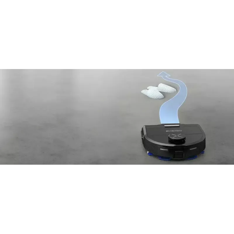 Aspirador robô Rowenta X‑Plorer RR9465WH — sem saco, formato D, depósito de pó 0,35 l, 120 min de autonomia, Li‑Ion, 97×325×335 mm, preto