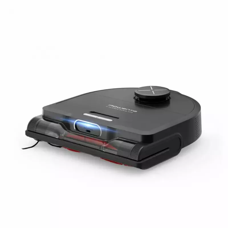 Aspirador robô Rowenta X‑Plorer RR9465WH — sem saco, formato D, depósito de pó 0,35 l, 120 min de autonomia, Li‑Ion, 97×325×335 mm, preto