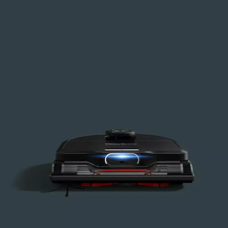 Aspirador robô Rowenta X‑Plorer RR9465WH — sem saco, formato D, depósito de pó 0,35 l, 120 min de autonomia, Li‑Ion, 97×325×335 mm, preto