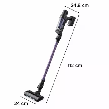 Rowenta RH6A31 Aspirador vertical 2 em 1 bateria seco sem saco 140 W preto, roxo