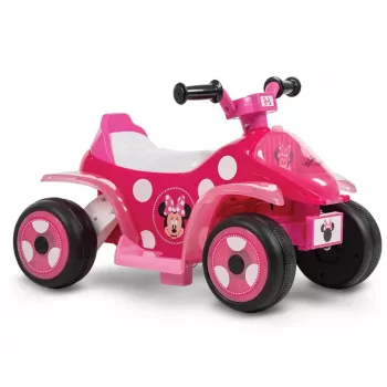 Quad infantil elétrico HUFFY Minnie Mouse modelo 19075W — ATV infantil a bateria