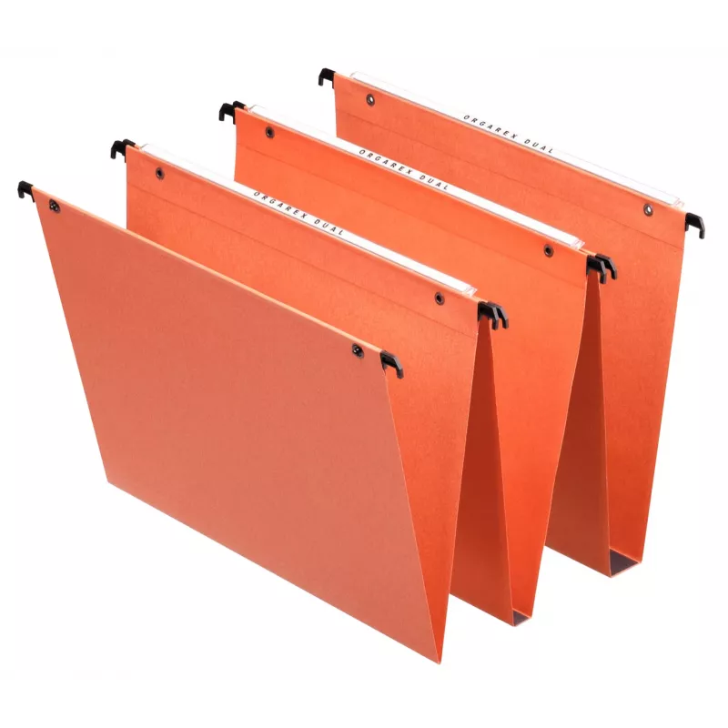 Pasta suspensa Esselte Orgarex Dual A4 laranja