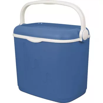 Bolsa térmica Keter High-rise 33 L — 49,8×33,3×41 cm, azul/branco