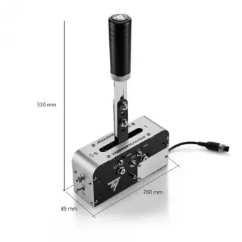 Travão de mão Thrustmaster 4060306 USB preto prateado para PC PS4 PS5 Xbox