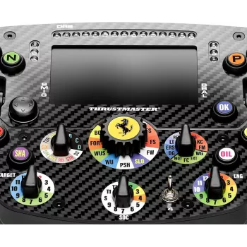 Volante de corrida Thrustmaster AddOn Ferrari SF25 Edition para KON/PC — réplica oficial do volante Ferrari
