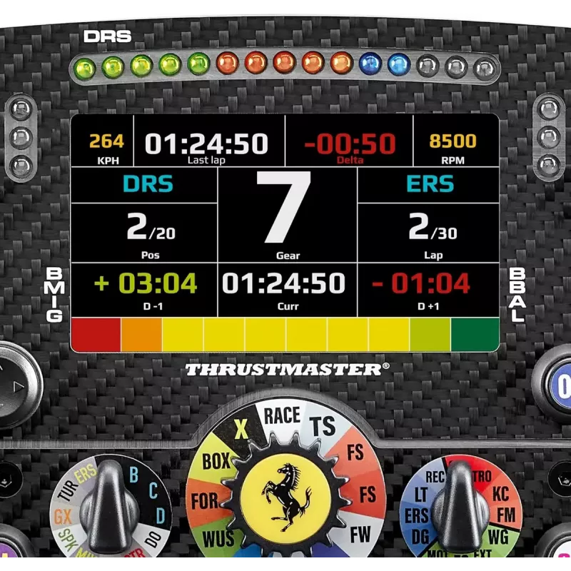 Volante de corrida Thrustmaster AddOn Ferrari SF25 Edition para KON/PC — réplica oficial do volante Ferrari