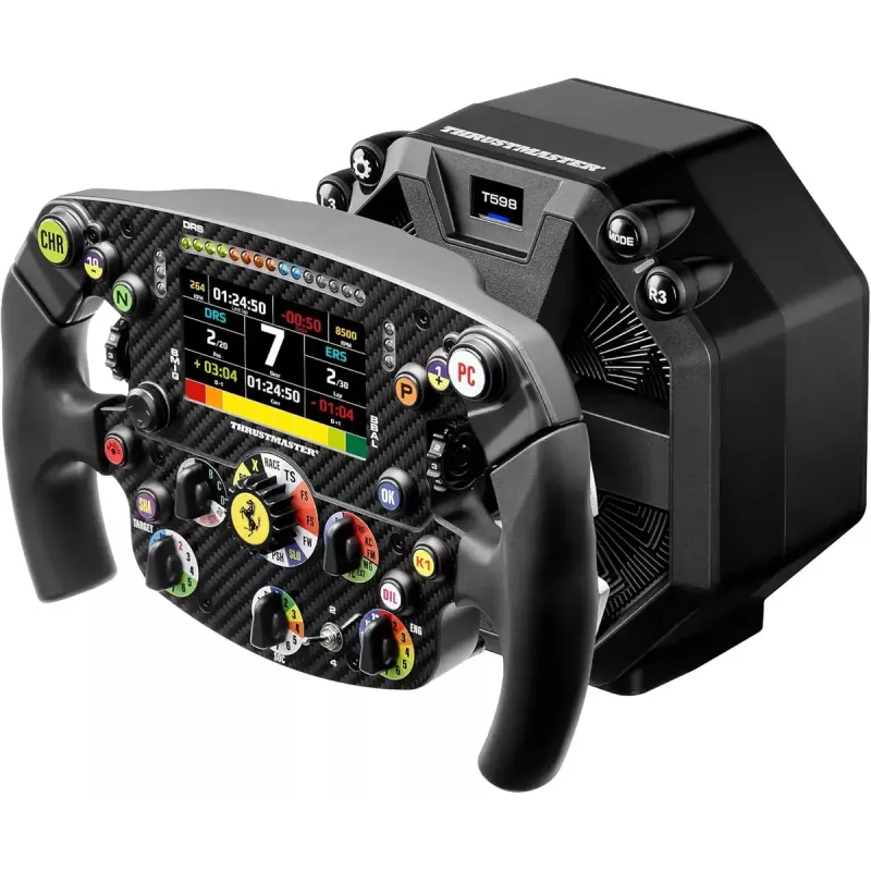 Volante de corrida Thrustmaster AddOn Ferrari SF25 Edition para KON/PC — réplica oficial do volante Ferrari