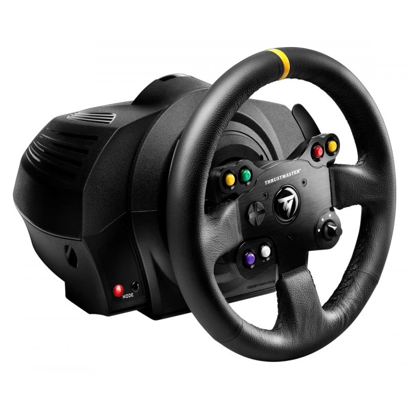 Volante de corrida Thrustmaster TX RACING WHEEL LEATHER EDITION preto volante + pedais PC, Xbox One