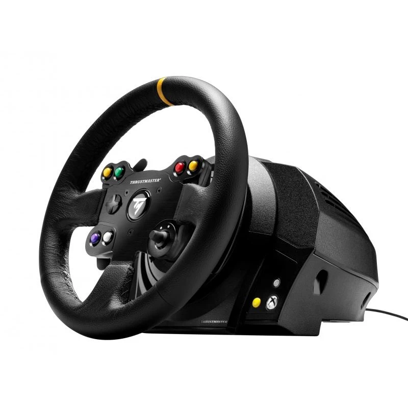 Volante de corrida Thrustmaster TX RACING WHEEL LEATHER EDITION preto volante + pedais PC, Xbox One