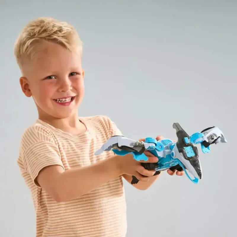 Brinquedo transformável VTech Switch & Go Dinos Fire Pterotactyl — modelo VTech 80-572804, dinossauro/veículo eletrónico transformável