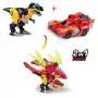 Figura de brincar VTech Switch & Go Combo Mega Dragon — conjunto de brincar transformável veículo-dragão