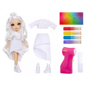 Bonecas de moda Rainbow High Air Brush & Create – Olhos roxos, boneca de moda, feminino, 4 anos, rapaz/rapariga, multicolor