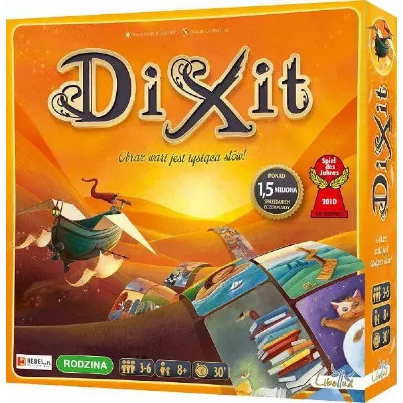 Jogo de tabuleiro Rebel Dixit (Rebel) com 84 cartas ilustradas — 16721