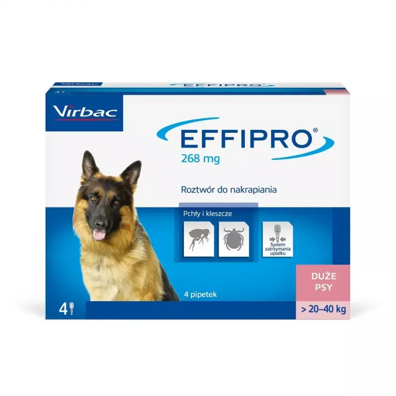 VIRBAC solução de pulverização tópica Effipro para cães e gatos 100 ml