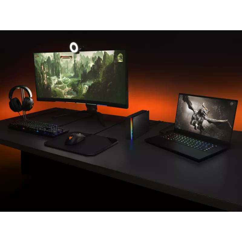 Disco externo Seagate FireCuda Gaming Hub 8 TB Micro-USB B / USB Type-A / USB Type-C 3.2 Gen 1 (3.1 Gen 1) preto