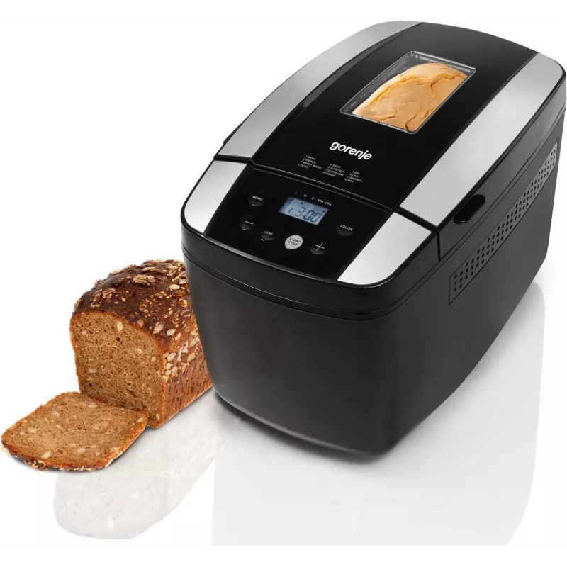 Máquina de fazer pão Gorenje BM1210BK 800 W preto, cinzento