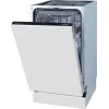 Máquina de lavar loiça Gorenje GV561D10 BK070, encastrável, slimline (45 cm), branco, standard (80 - 85 cm), preto, botões