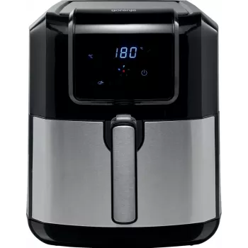 Fritadeira de ar quente Gorenje AF1700DB individual 5 L encastrar 1700 W preto, metálico