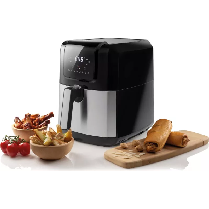 Fritadeira de ar quente Gorenje AF1700DB individual 5 L encastrar 1700 W preto, metálico