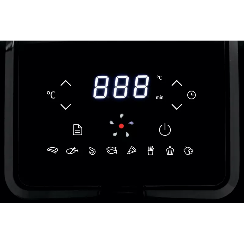 Fritadeira de ar quente Gorenje AF1700DB individual 5 L encastrar 1700 W preto, metálico