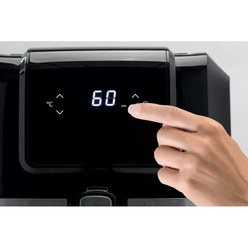 Fritadeira de ar quente Gorenje AF1700DB individual 5 L encastrar 1700 W preto, metálico