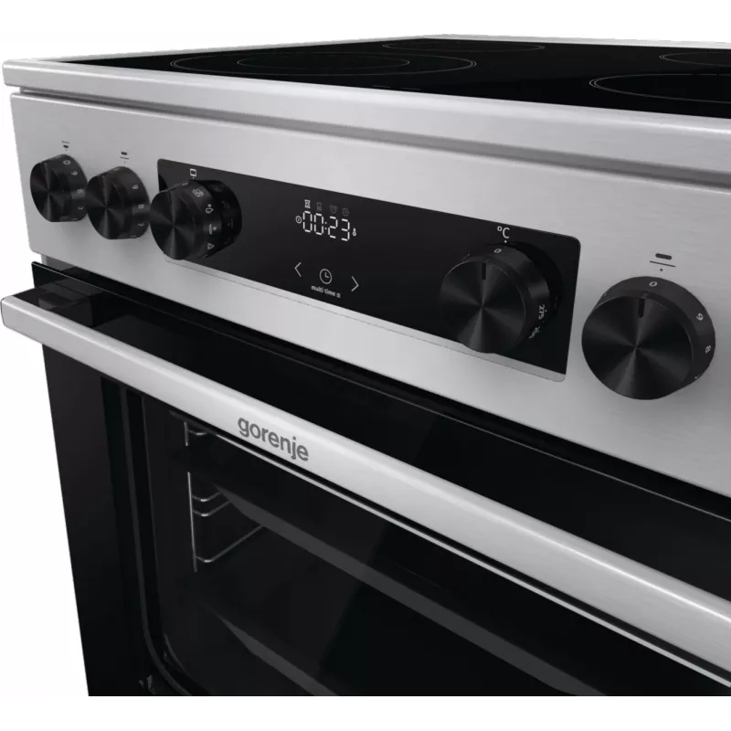 Fogão Gorenje GECS6C70XC fogão de encastrar placa elétrica aço inoxidável