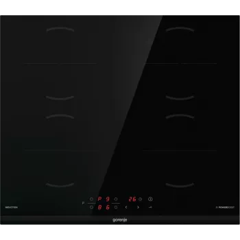 Placa de indução Gorenje GI6401BCE RAL9017, preto, encastrar, 59,5 cm, placa de indução, vitrocerâmica, 4 zona(s)