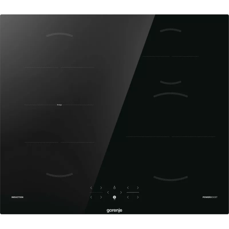 Placa de indução Gorenje GI6421BSC, preto, encastrar, 59,5 cm, placa de indução, vitrocerâmica, 4 zona(s)